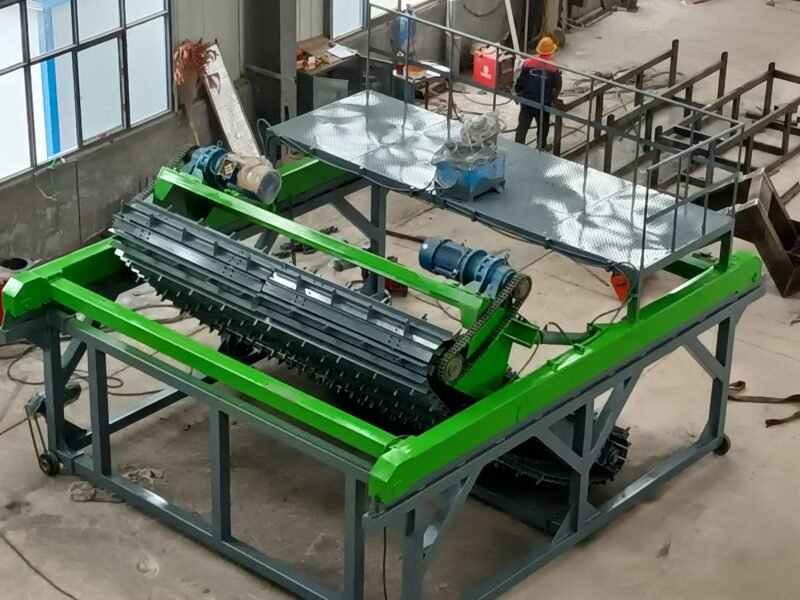 Organic Fertilizer Chain Plate Turning Machine Pig Manure Fermentation Equipment - 图片 3