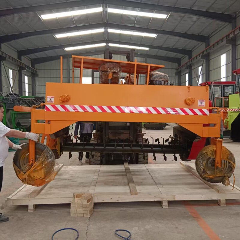 Mobile Organic Chicken Manure Window Compost Turner Compost Making Machine - 图片 4